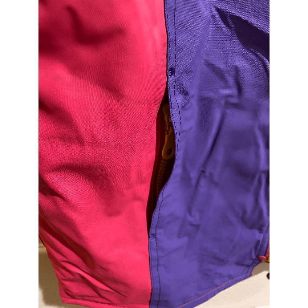 Wippette Kids Removable Hood Zip up Windbreaker Jacket Purple Pink Sz 5/6 - Picture 4 of 5